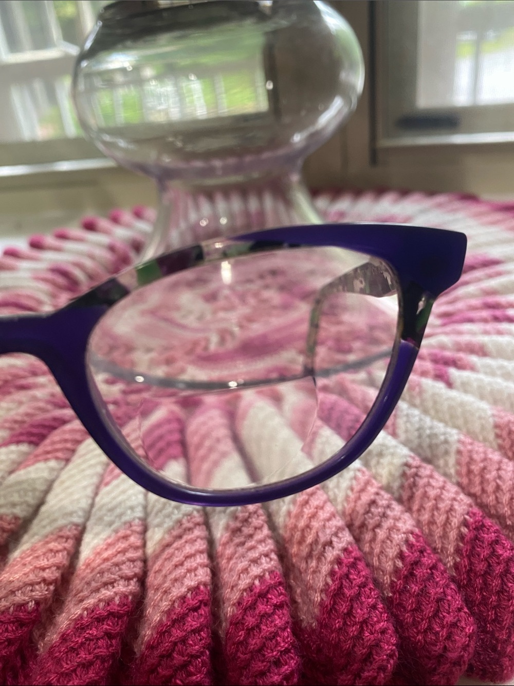 Purple Women's Cat-Eye Glasses - Fashion Optical Frames - Picture 2 of 11